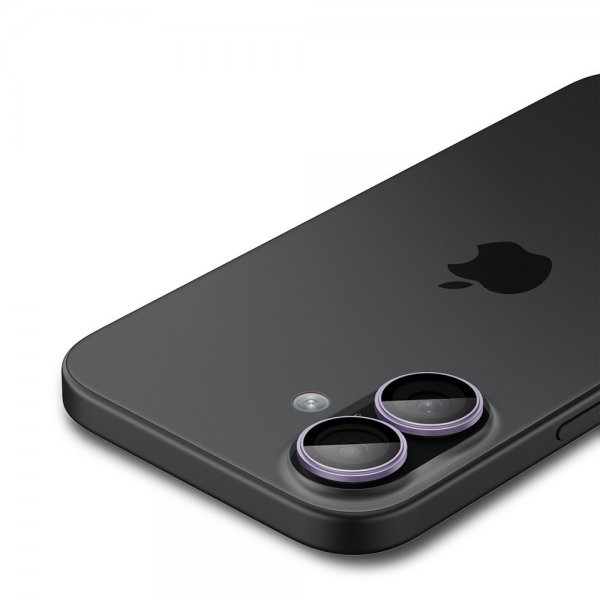 Spigen iPhone 17 Kameraskydd GLAS.tR EZ Fit Optik Pro 2-pack Lila
