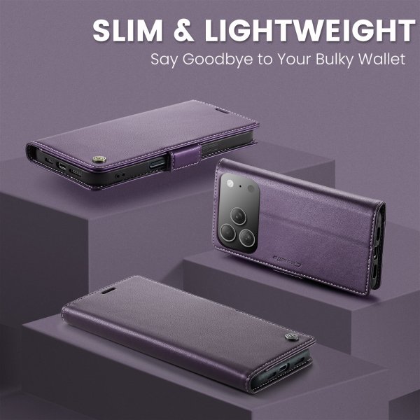 CaseMe iPhone 17 Pro Fodral 023 Series Lila