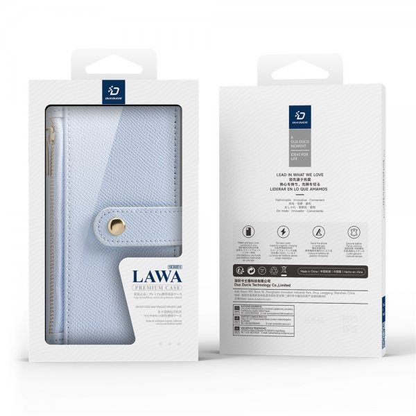 Dux Ducis iPhone 17 Pro Fodral 2-i-1 Lawa Series MagSafe Blå
