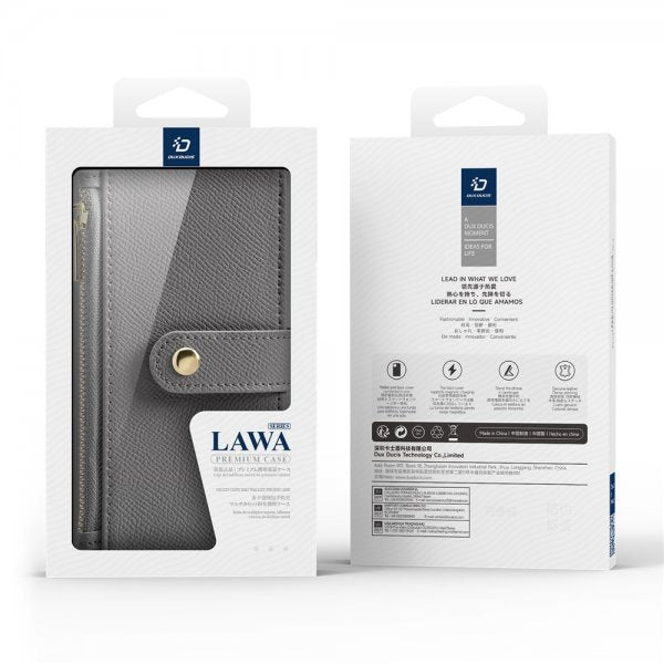 Dux Ducis iPhone 17 Pro Fodral 2-i-1 Lawa Series MagSafe Grå