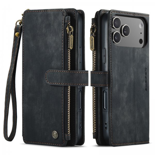 CaseMe iPhone 17 Pro Fodral C30 Series Svart