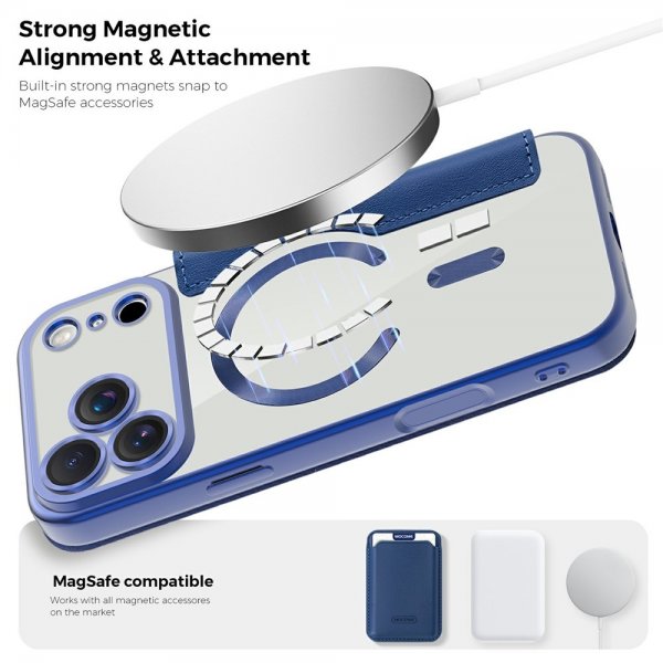 iPhone 17 Pro Fodral MagSafe Blå