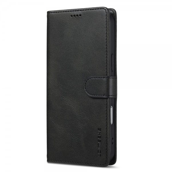 Lc.Imeeke iPhone 17 Pro Fodral med Kortfack Stativfunktion Svart