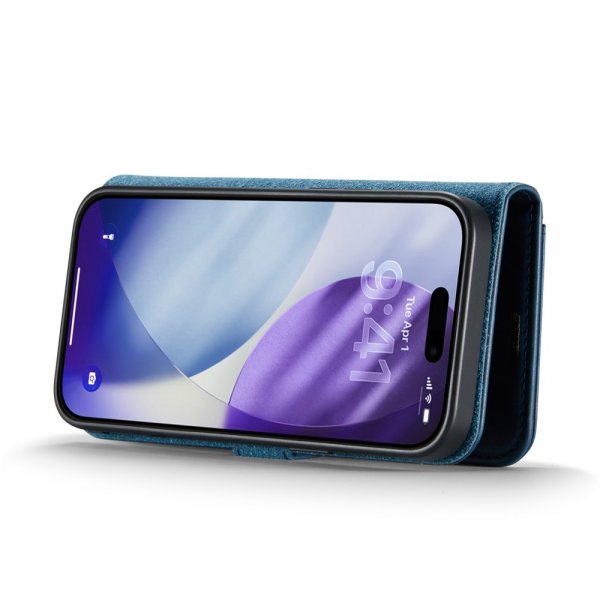 Dg.Ming iPhone 17 Pro Fodral med Löstagbart Skal Blå