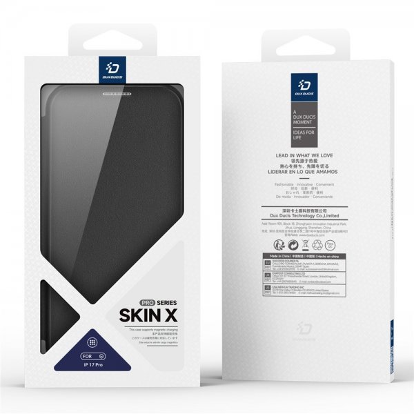 Dux Ducis iPhone 17 Pro Fodral Skin X Pro Series MagSafe Svart
