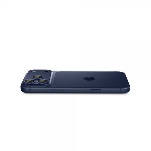 Spigen iPhone 17 Pro Kameraskydd Glas.tR EZ Fit Optik Pro XL Blå