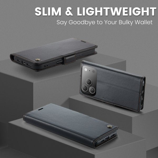 CaseMe iPhone 17 Pro Max Fodral 023 Series Svart