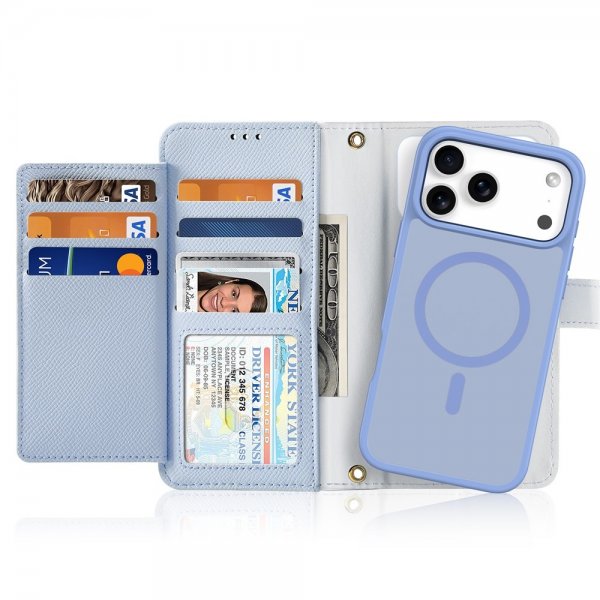 Dux Ducis iPhone 17 Pro Max Fodral 2-i-1 Lawa Series MagSafe Blå