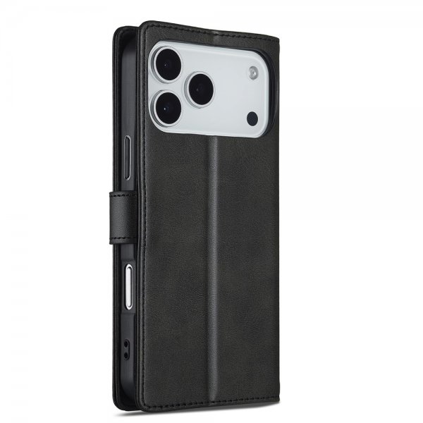 Lc.Imeeke iPhone 17 Pro Max Fodral med Kortfack Stativfunktion Svart