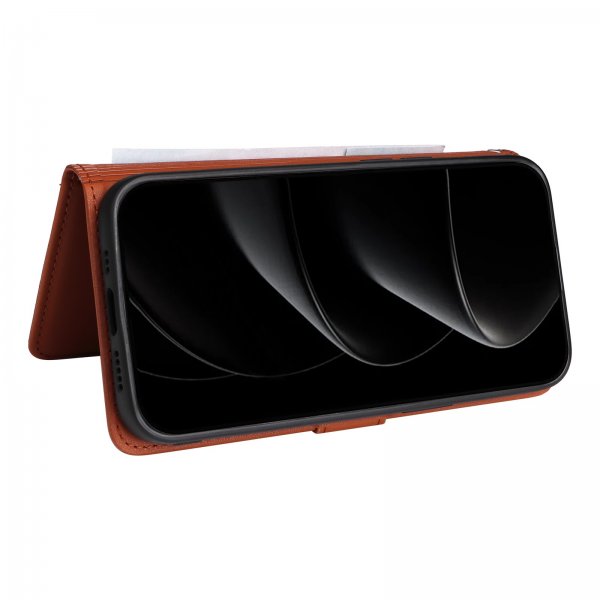 Betopnice iPhone 17 Pro Max Fodral med Löstagbart Skal 005 Brun