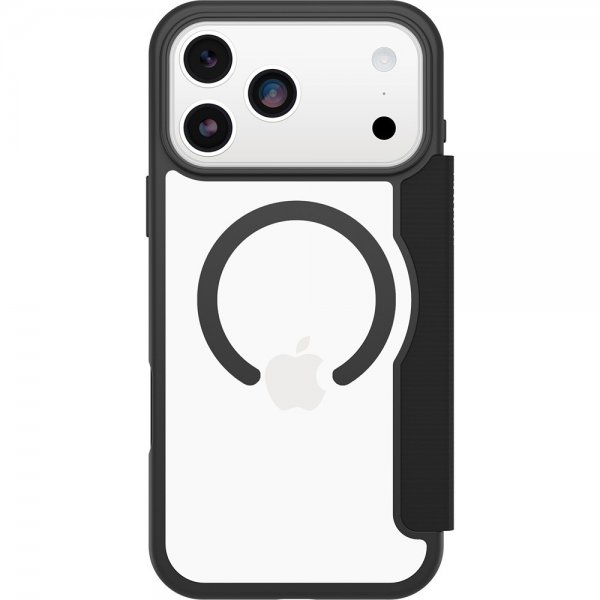 Otterbox iPhone 17 Pro Max Fodral React Folio MagSafe Black Crystal