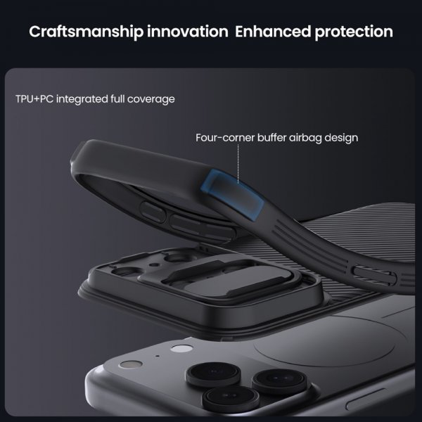 Nillkin iPhone 17 Pro Max Skal CamShield Pro Svart