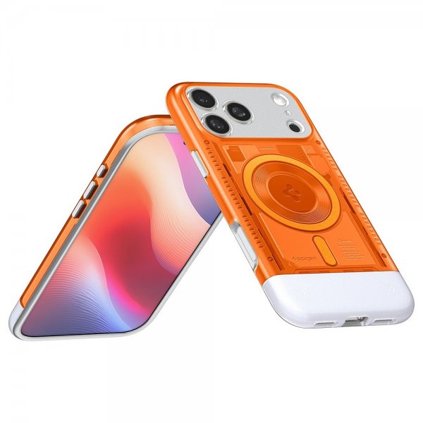 Spigen iPhone 17 Pro Max Skal Classic C1 MagFit Tangerine