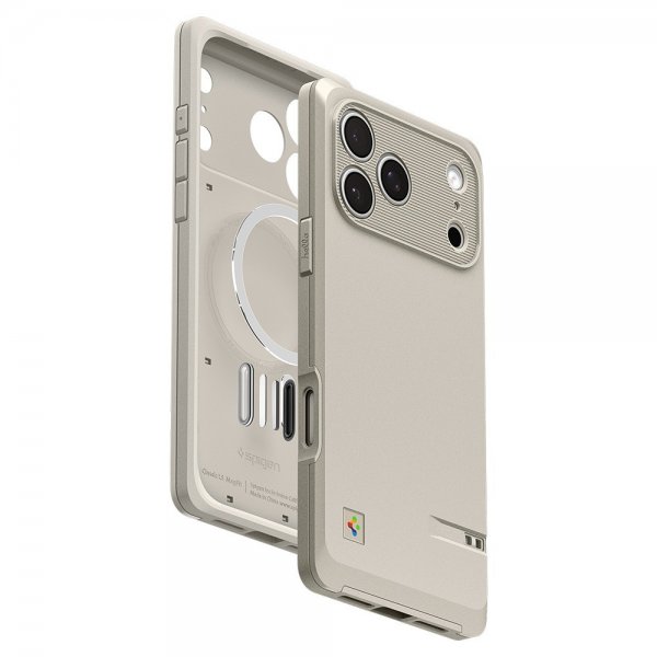 Spigen iPhone 17 Pro Max Skal Classic LS MagFit Stone
