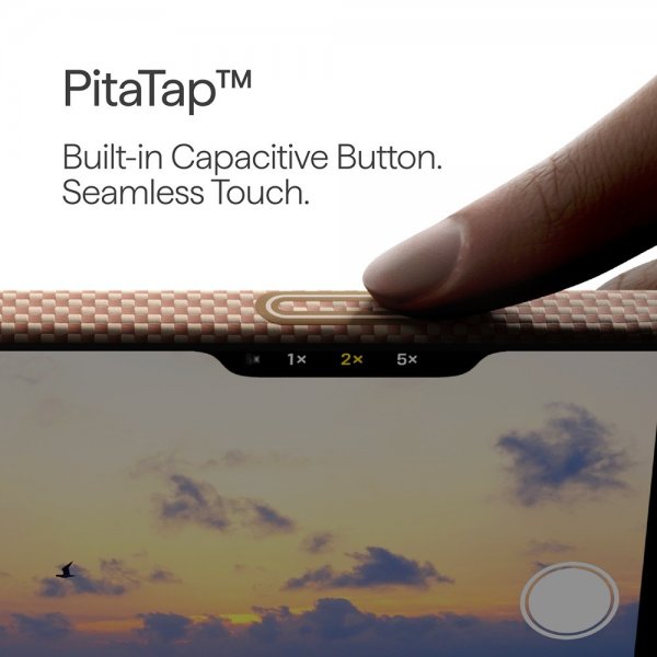 Pitaka iPhone 17 Pro Max Skal Edge Golden Glint