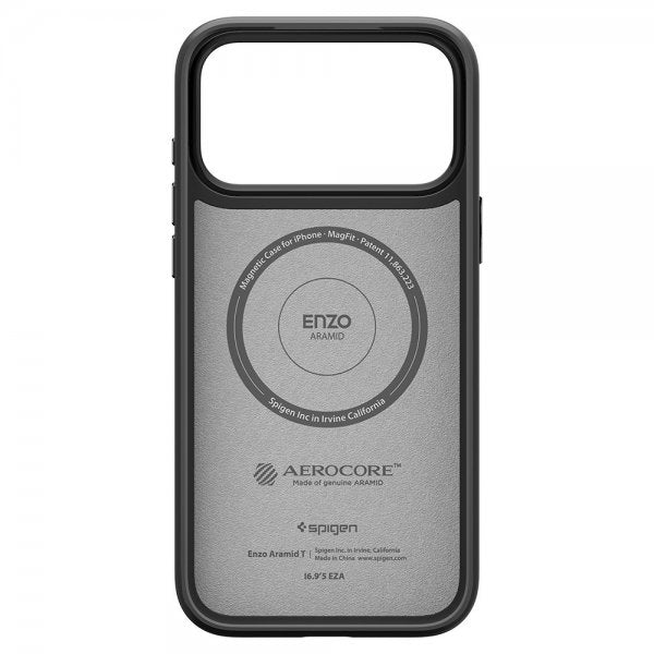 Spigen iPhone 17 Pro Max Skal Enzo Aramid T MagFit Svart