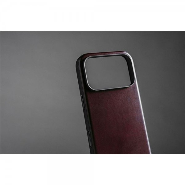 Nomad iPhone 17 Pro Max Skal Modern Leather Case Horween Burgundy