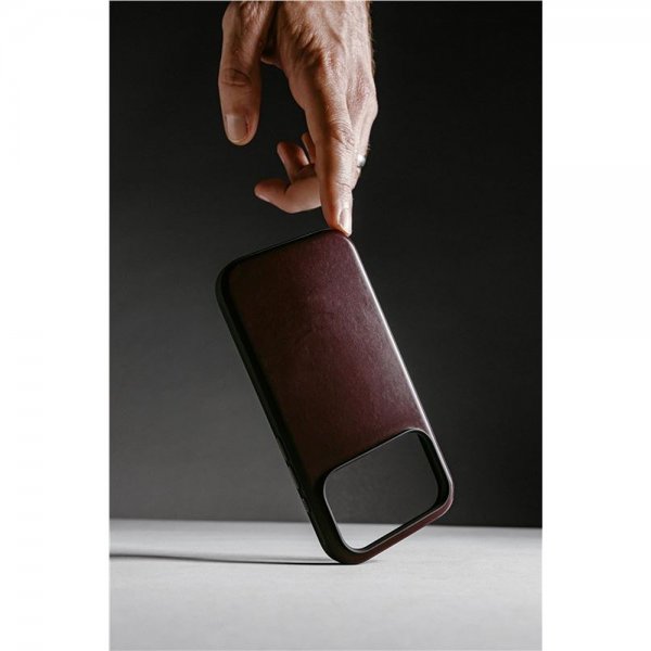 Nomad iPhone 17 Pro Max Skal Modern Leather Case Horween Burgundy