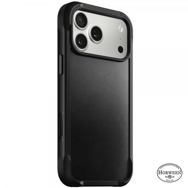Nomad iPhone 17 Pro Max Skal Modern Leather Case Horween Svart