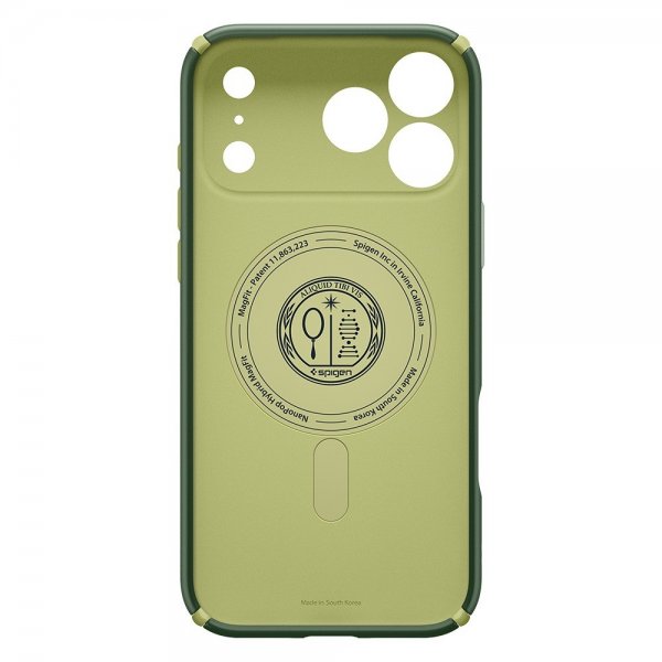 Spigen iPhone 17 Pro Max Skal Nano Pop Hybrid MagFit Avo Green
