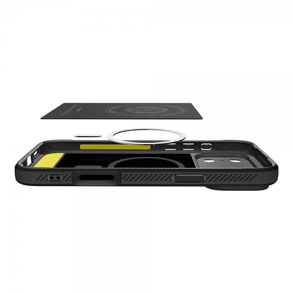 Spigen iPhone 17 Pro Max Skal Rugged Armor MagFit Matte Black