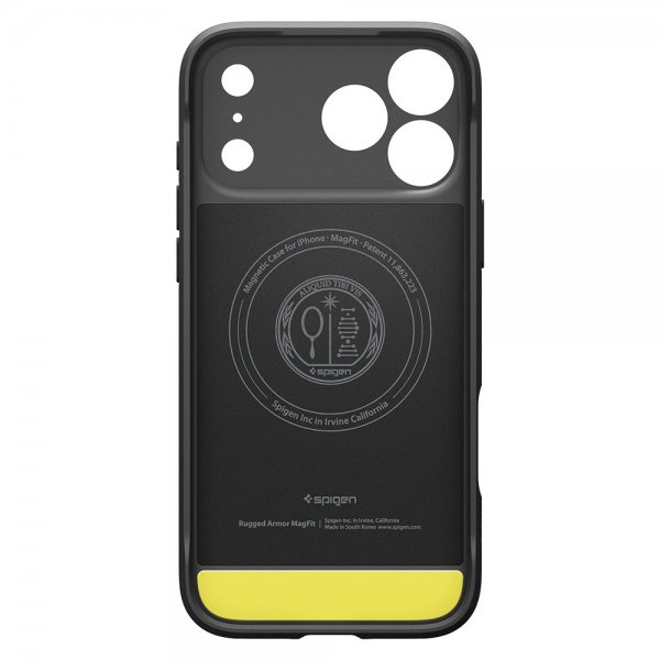 Spigen iPhone 17 Pro Max Skal Rugged Armor MagFit Matte Black