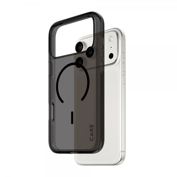 CARE by PanzerGlass iPhone 17 Pro Max Skal Smokey MagSafe Svart