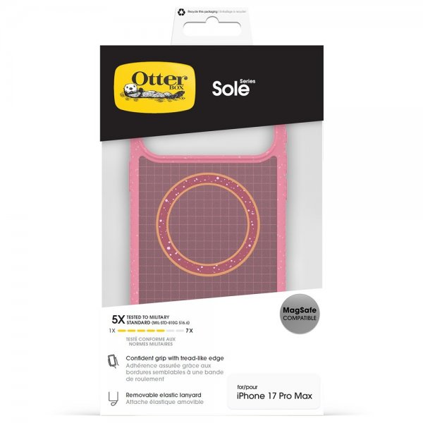 Otterbox iPhone 17 Pro Max Skal Sole MagSafe Rosa