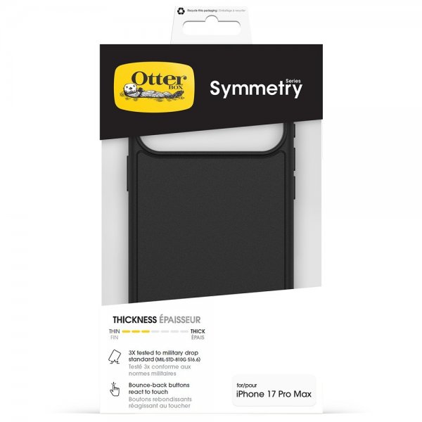 Otterbox iPhone 17 Pro Max Skal Symmetry MagSafe Svart