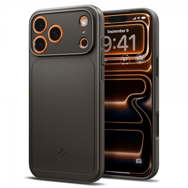 Spigen iPhone 17 Pro Max Skal Thin Fit MagFit Gunmetal