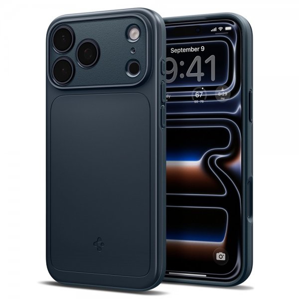 Spigen iPhone 17 Pro Max Skal Thin Fit MagFit Metal Slate