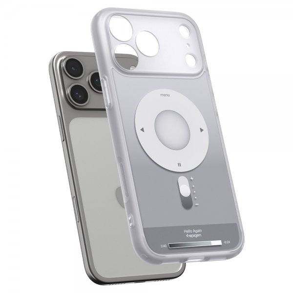 Spigen iPhone 17 Pro Max Skal Ultra Hybrid Classic MagFit Silver