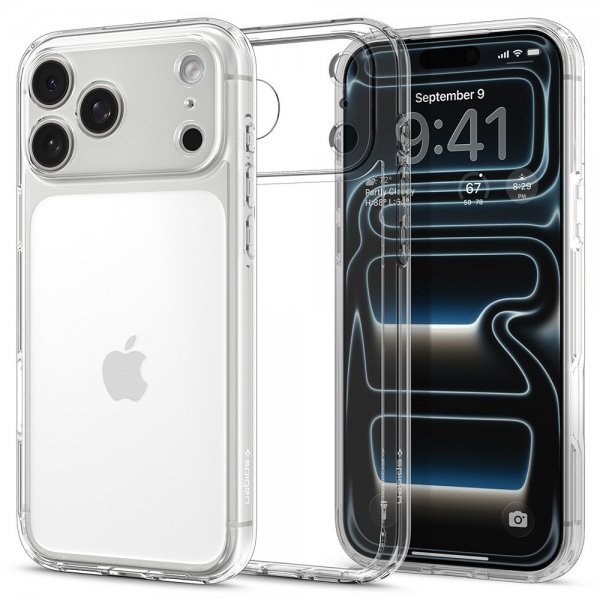 Spigen iPhone 17 Pro Max Skal Ultra Hybrid Crystal Clear