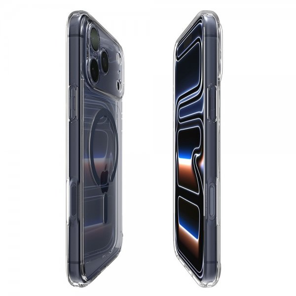 Spigen iPhone 17 Pro Max Skal Ultra Hybrid MagFit Clear Deep Blue