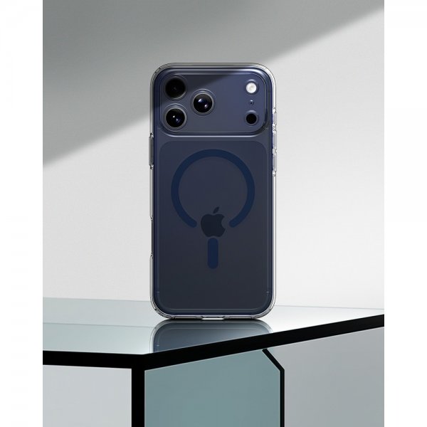 Spigen iPhone 17 Pro Max Skal Ultra Hybrid MagFit Clear Deep Blue