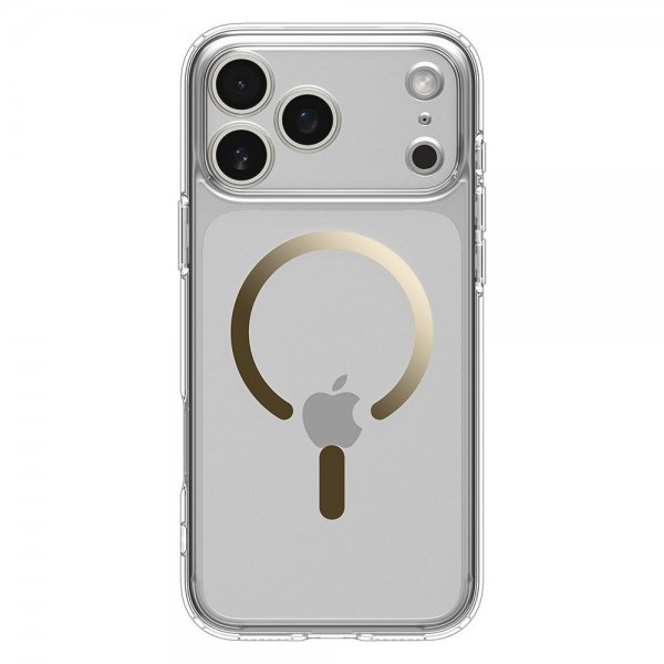 Spigen iPhone 17 Pro Max Skal Ultra Hybrid MagFit Clear Gold