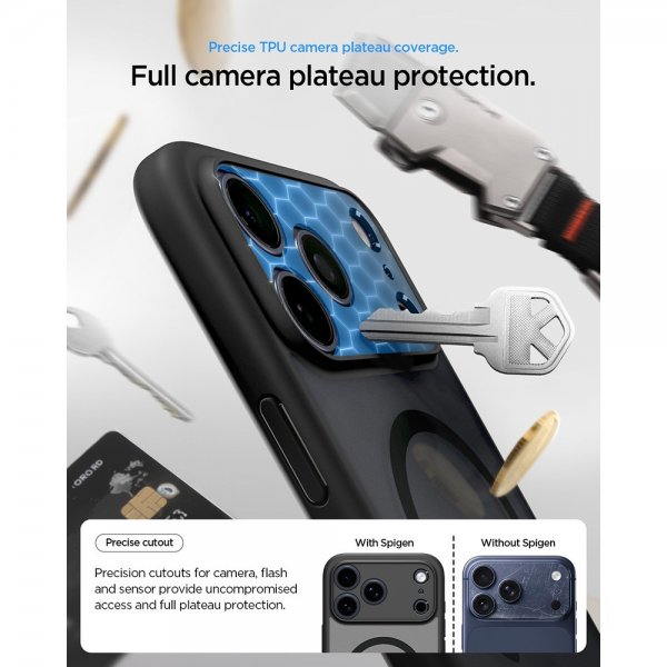 Spigen iPhone 17 Pro Max Skal Ultra Hybrid MagFit Frost Black