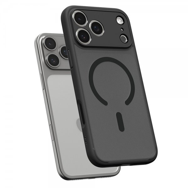 Spigen iPhone 17 Pro Max Skal Ultra Hybrid MagFit Frost Black