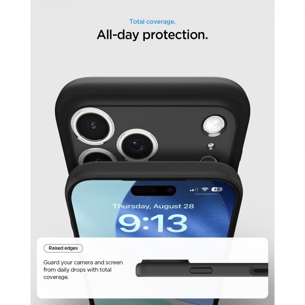 Spigen iPhone 17 Pro Max Skal Ultra Hybrid Matte Black