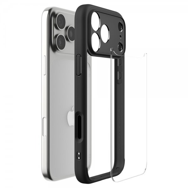 Spigen iPhone 17 Pro Max Skal Ultra Hybrid Matte Black