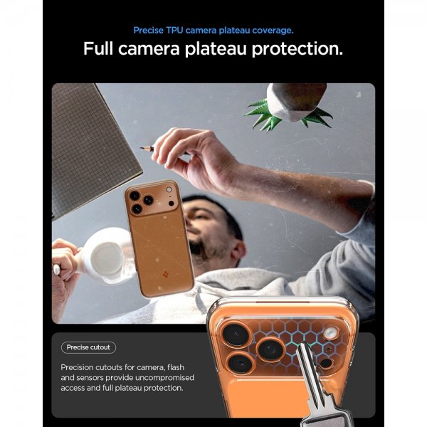 Spigen iPhone 17 Pro Max Skal Ultra Hybrid T MagFit Glossy Orange