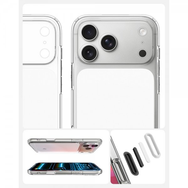 Spigen iPhone 17 Pro Max Skal Ultra Hybrid T MagFit Glossy White