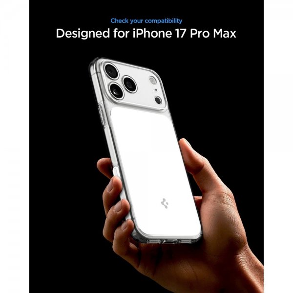 Spigen iPhone 17 Pro Max Skal Ultra Hybrid T MagFit Glossy White