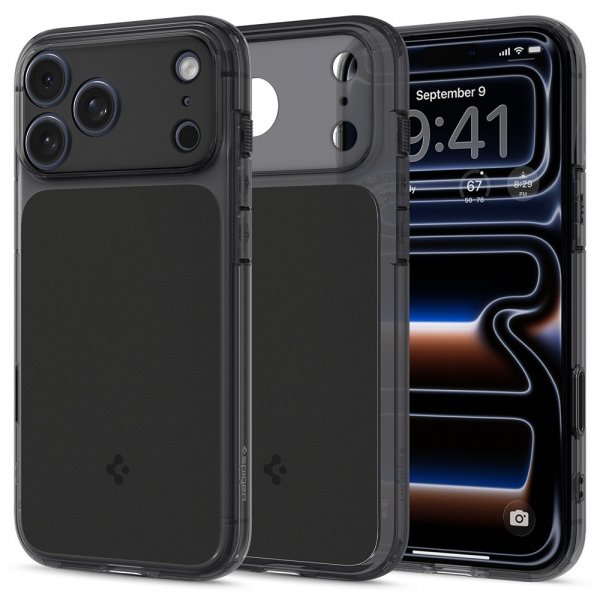 Spigen iPhone 17 Pro Max Skal Ultra Hybrid T MagFit Matte Black