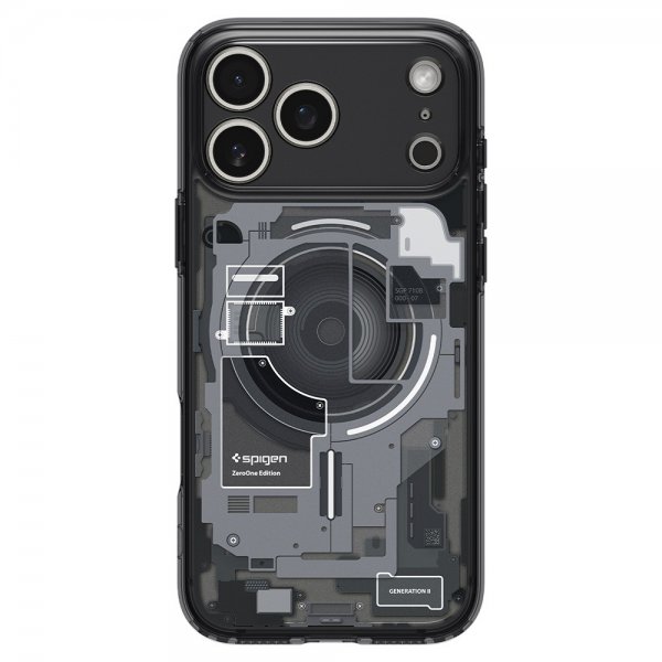 Spigen iPhone 17 Pro Max Skal Ultra Hybrid Zero One MagFit Svart