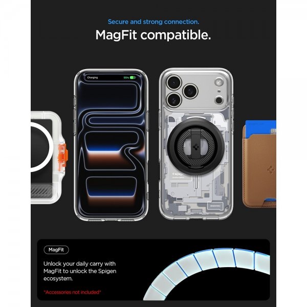 Spigen iPhone 17 Pro Max Skal Ultra Hybrid Zero One MagFit Vit