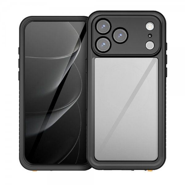 Redpepper iPhone 17 Pro Max Skal Vattentåligt IP68 Svart