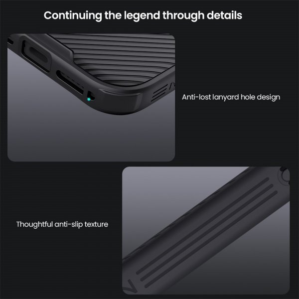 Nillkin iPhone 17 Pro Skal CamShield Pro MagSafe Svart