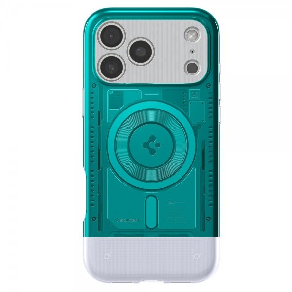 Spigen iPhone 17 Pro Skal Classic C1 MagFit Bondi Blue