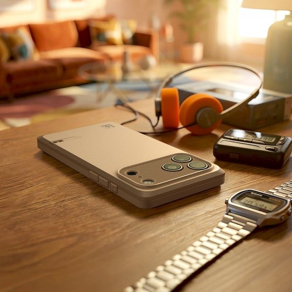 Spigen iPhone 17 Pro Skal Classic LS MagFit Stone